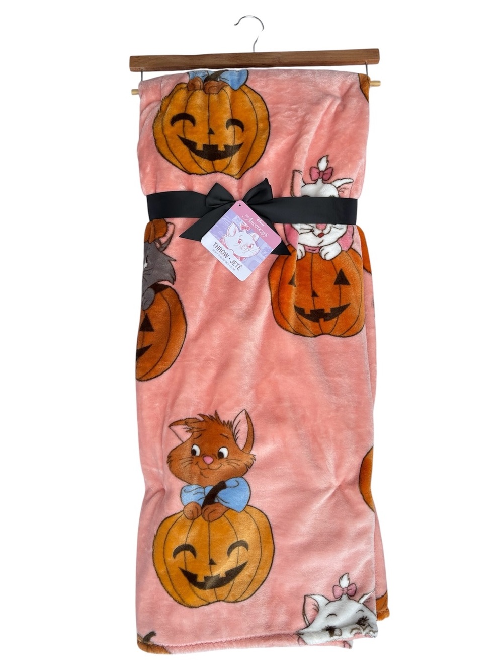 New cute Aristocats throw Halloween decor blanket 60x70 gift for Disney lovers